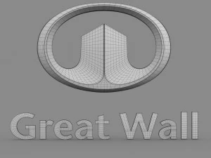 great wall logo 3D Model