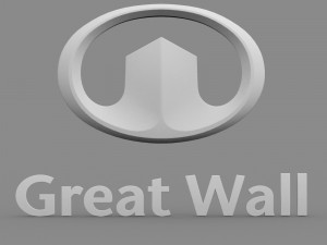 great wall logo 3D Модель