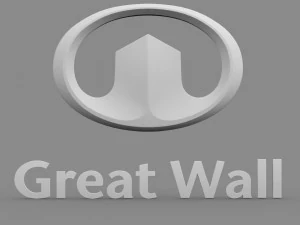 great wall logo 3D Model