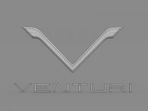 venturi logo 3D-Modell