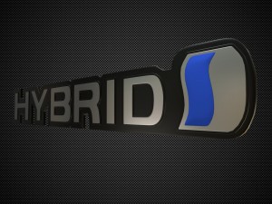 hybrid logo 3D Model