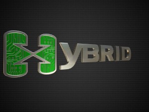 hybrid logo 2 3D-Modell