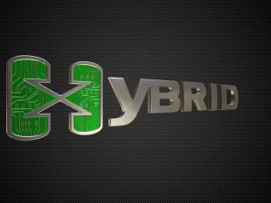 hybrid logo 2 3D Model