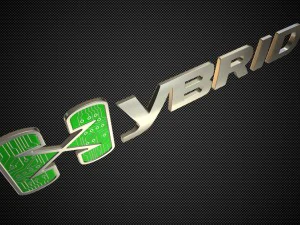 hybrid logo 2 3D Model