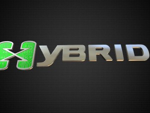 hybrid logo 2 3D-Modell