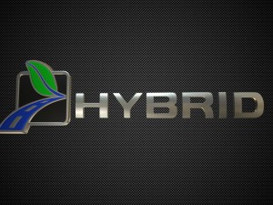 hybrid logo 3 3D Model