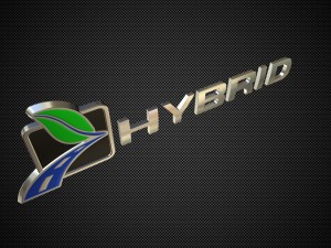 hybrid logo 3 Modelo 3D