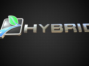 hybrid logo 3 Modelo 3D
