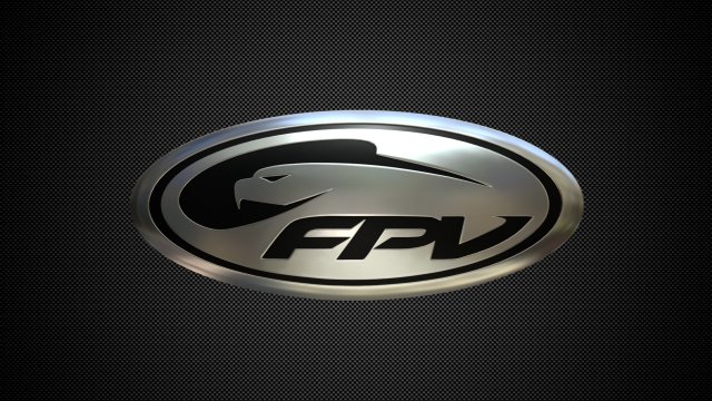 fpv logo 3D Model .c4d .max .obj .3ds .fbx .stl .blend