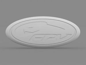 fpv logo 3D Model