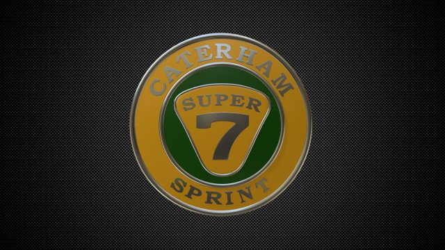 caterham logo Modelo 3D .c4d .max .obj .3ds .fbx .stl .blend 