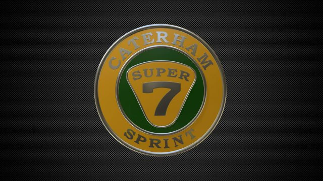caterham logo 3D Model .c4d .max .obj .3ds .fbx .stl .blend 