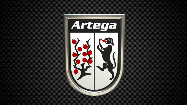 artega logo 3D-Modell .c4d .max .obj .3ds .fbx .stl .blend 