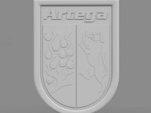 artega logo 3D Model