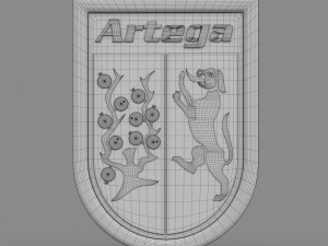 artega logo 3D-Modell