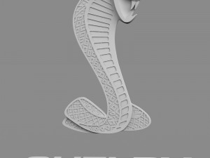 shelby logo 2 Modelo 3D