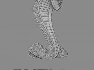 shelby logo 2 Modelo 3D