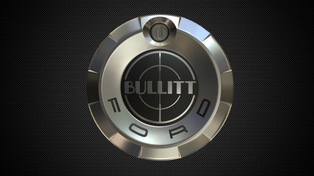 bullitt logo 3D-Modell .c4d .max .obj .3ds .fbx .stl .blend 