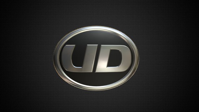 ud logo 3D Model .c4d .max .obj .3ds .fbx .stl .blend 