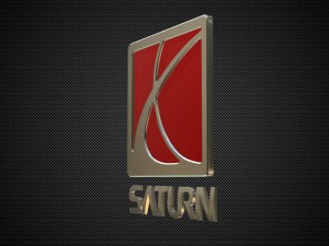 saturn logo 3Dモデル