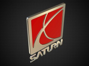 saturn logo 3Dモデル