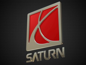 saturn logo 3Dモデル
