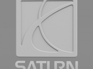 saturn logo 3Dモデル