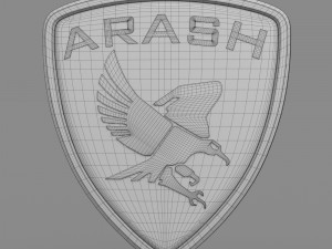 arash logo 3D मॉडल