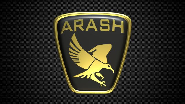 arash logo 2 Modelo 3D .c4d .max .obj .3ds .fbx .stl .blend 