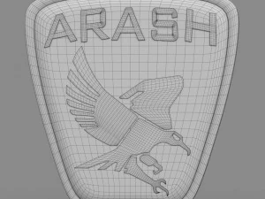 arash logo 2 3D Model