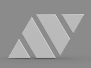 스트로섹 로고 3D 모델