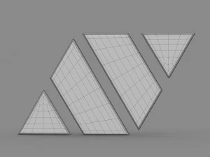 스트로섹 로고 3D 모델