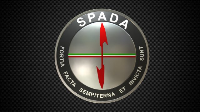spada logo Model 3D .c4d .max .obj .3ds .fbx .stl .blend 
