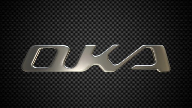 oka logo 3Dモデル .c4d .max .obj .3ds .fbx .stl .blend 