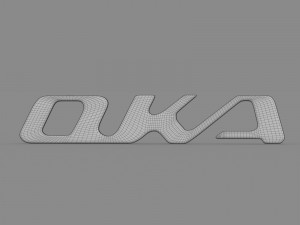 oka logo 3Dモデル