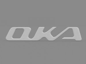 oka logo 3Dモデル