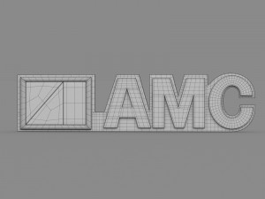 amc logo 3D 모델