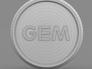 polaris gem logo 3D 模型