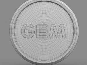 polaris gem logo 3D Model