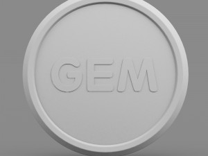 polaris gem logo 3D 模型