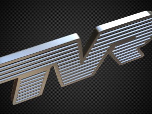 tvr logo 3D मॉडल