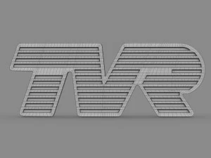 tvr logo 3D Model
