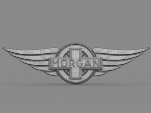 morgan logo 3D Model