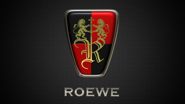roewe logo 3D Model .c4d .max .obj .3ds .fbx .stl .blend 