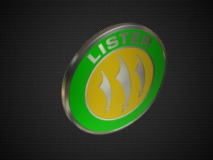 lister logo Model 3D