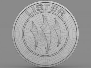 lister logo Model 3D