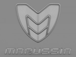 marussia logo 3D Model
