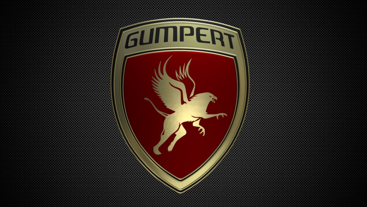 gumpert logo 3D Модель in Запчасти 3DExport