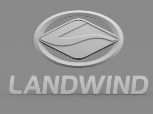 landwind logo Modelo 3D