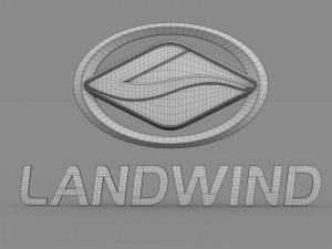 landwind logo Modelo 3D
